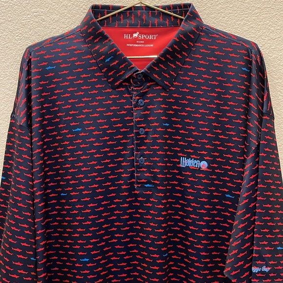 HL Sport Performance Luxury Short Sleeve Polo Size 3XL - Picture 3 of 8